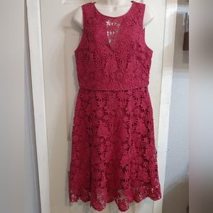 Women's White House Black Market Crochet Lace Dress